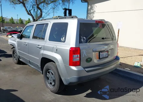 2016 Jeep Patriot Sport from USA, damaged, VIN 1C4NJPBB7GD603945